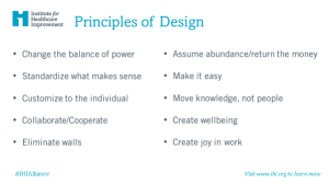 Radical Redesign Principles