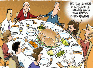 Cartoon Happy Thanksgiving