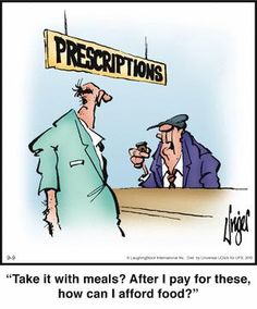 Cartoon Prescription Costs
