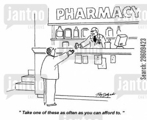 'Take one of these as often as you can afford to.'