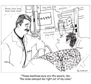 Cartoon Life Saving Machines