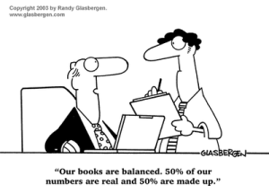 Cartoon Balanced Books