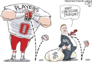 Cartoon What Concussion Problem