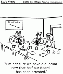 Cartoon Do We Have a Quorum