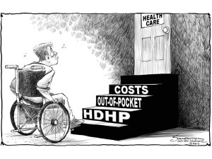 Cartoon High Deductible Health Plan