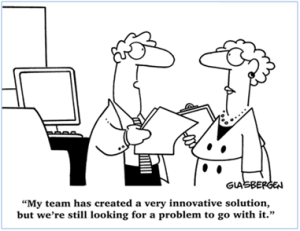 Cartoon Innovative Solution