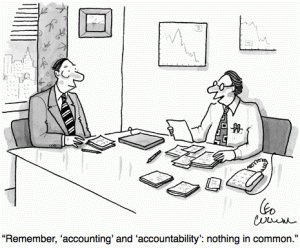 Cartoon Accounting and Accountability