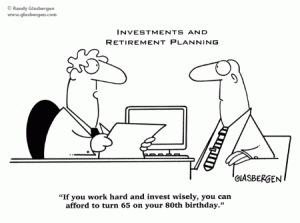 Cartoon Investments and Retirement Planning