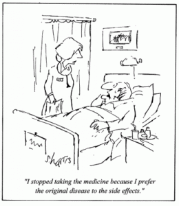 Cartoon Stopped Taking Medicine