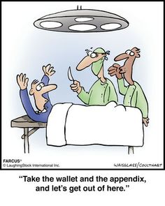 Cartoon Under the Knife