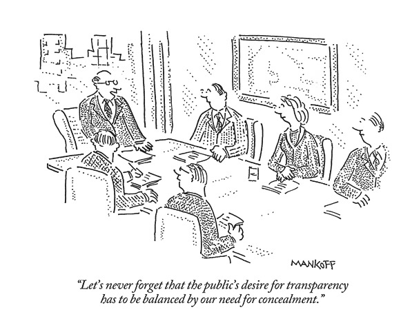 Image result for cartoon lack of transparency