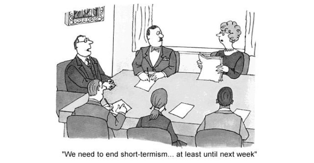 Image result for cartoon short term thinking